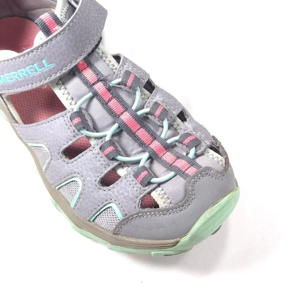 Merrell Hydro H2O Hiker Outdoor Hiking Youth Sandal Girls Size 4 MY57961 Gray